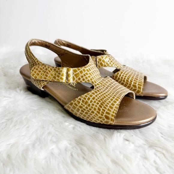 SAS Women's Suntimer Tan Sandals Croc Size 8.5 S - Picture 2 of 9